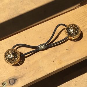 Coach Gold Hairtie